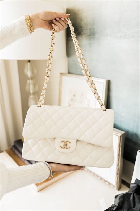 chanel white quam handb|Chanel purses sale.